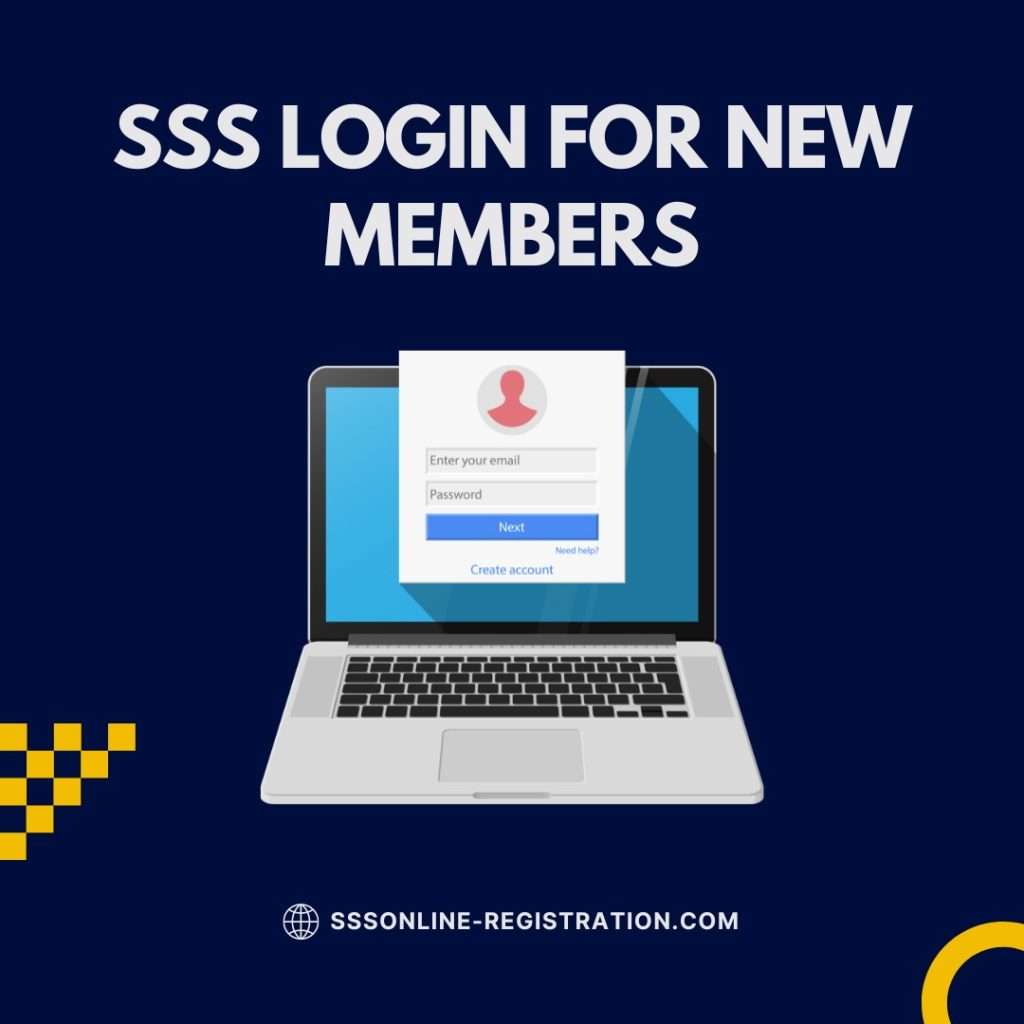 SSS Login For New Members